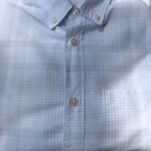 H&M Men’s L/S Buttoned Down dress shirt size Small single pocket 100% Cotton